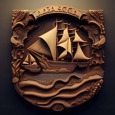 3D model Anchorageq Alaska (STL)